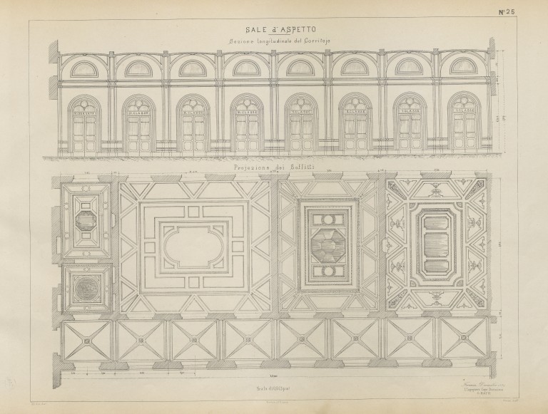 immagine di Disegni delle principali opere eseguite per l'ampliamento della Stazione di Bologna (1875)