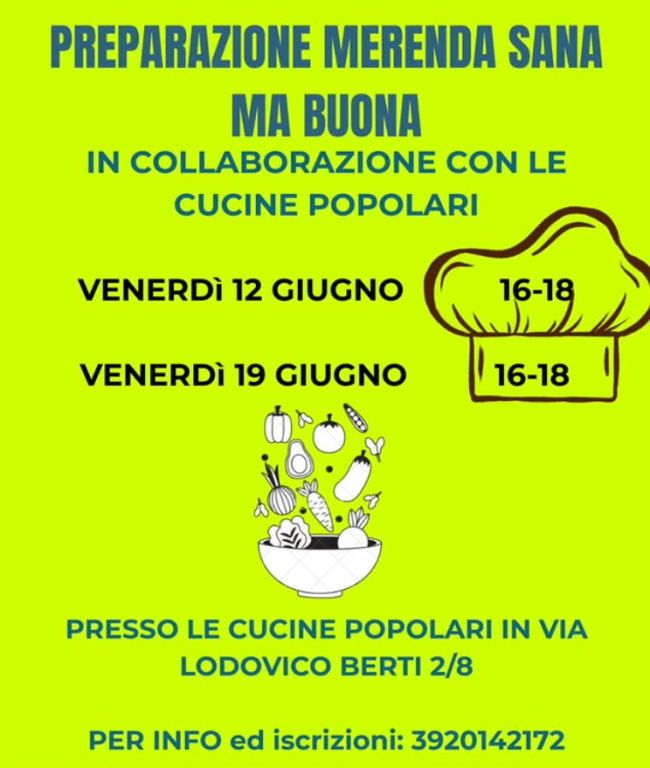 immagine di Preparazione merenda sana ma buona insieme