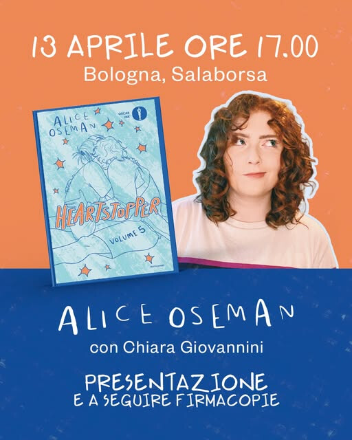 copertina di Alice Oseman incontra lettrici e lettori