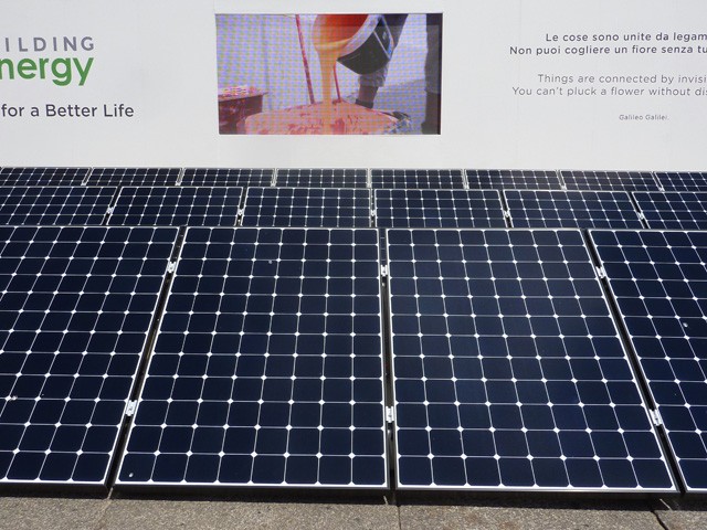 Pannelli solari sotto il Nettuno - All4theGreen - 2017