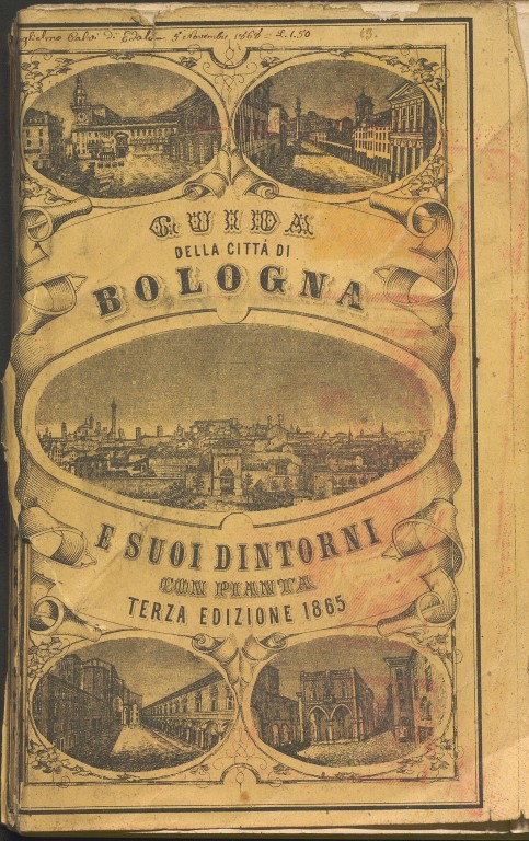 copertina di Tre giorni in Bologna o guida per la città e suoi contorni