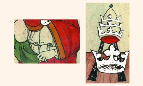 BCABo, ms. A.2848, c. 8v, particolare)