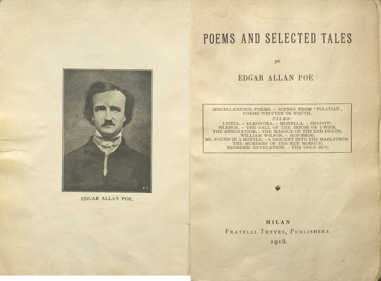immagine di Edgar Allan Poe, Poems and selected tales (1918)