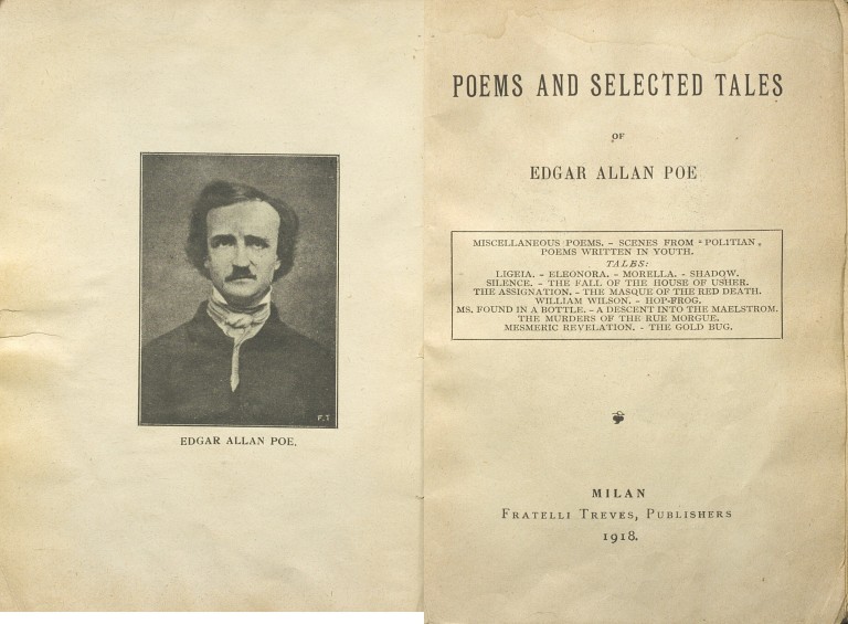 image of Edgar Allan Poe, Poems and selected tales (1918)