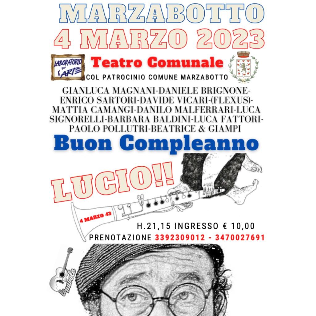 copertina di Buon compleanno Lucio!