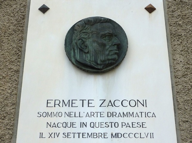 Memoria di Ermete Zacconi 