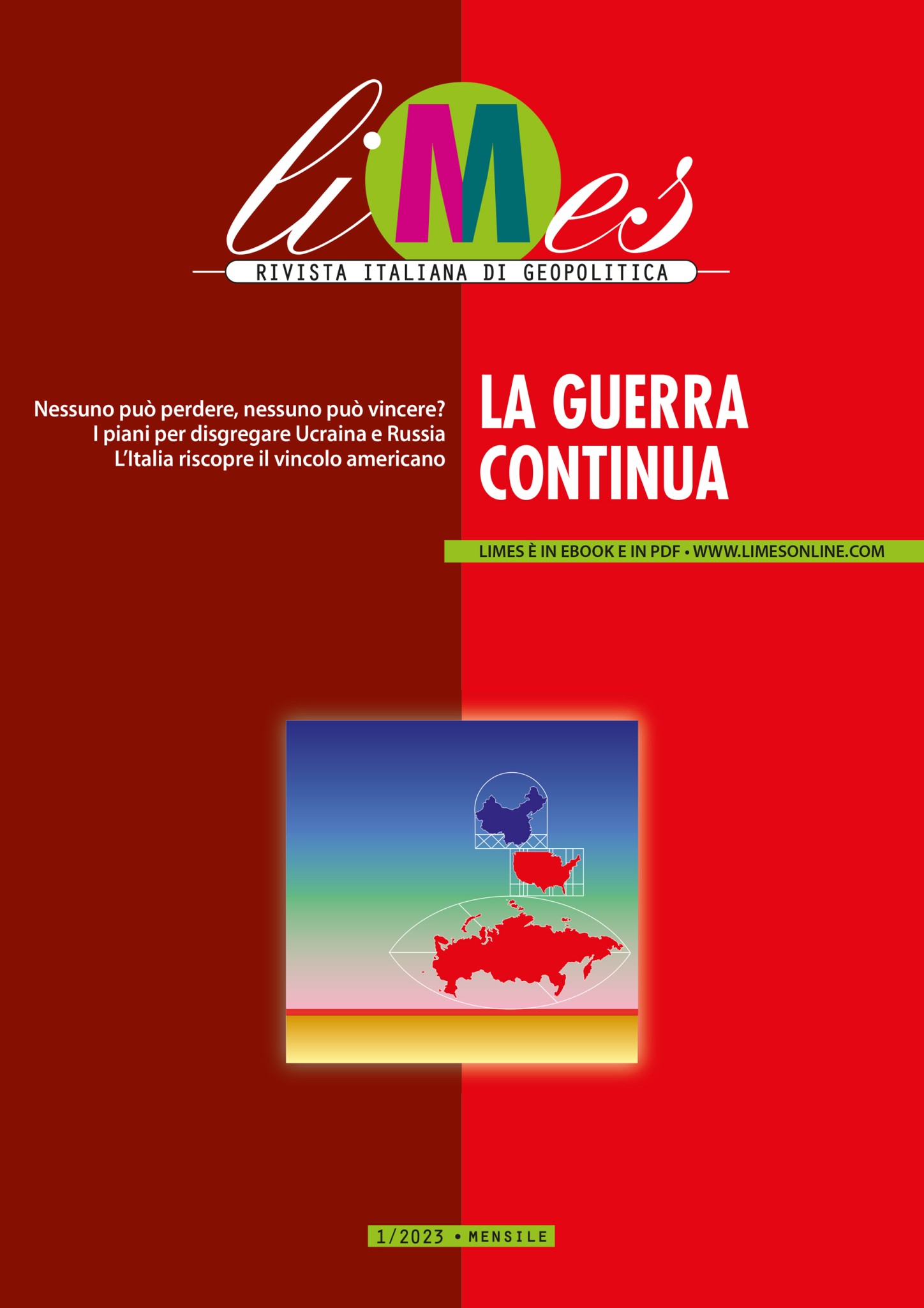 copertina di Limes - La guerra continua