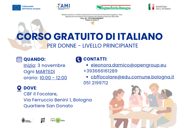 copertina di Corso gratuito di italiano