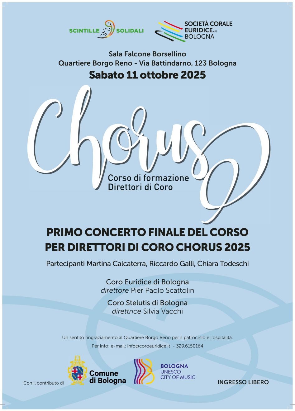 Primo concerto finale CHORUS 2025