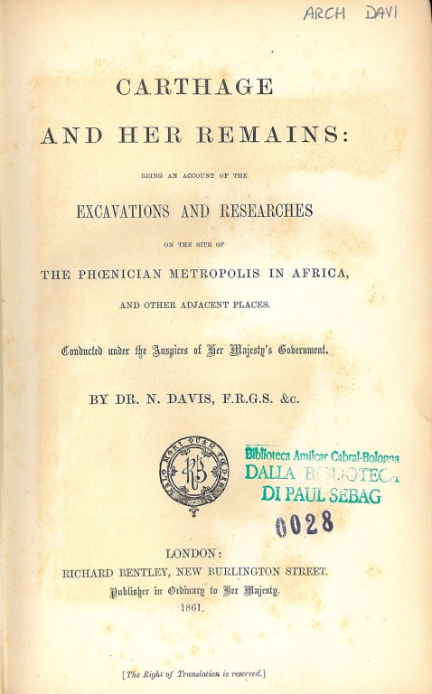 cover of Carthage and her remains