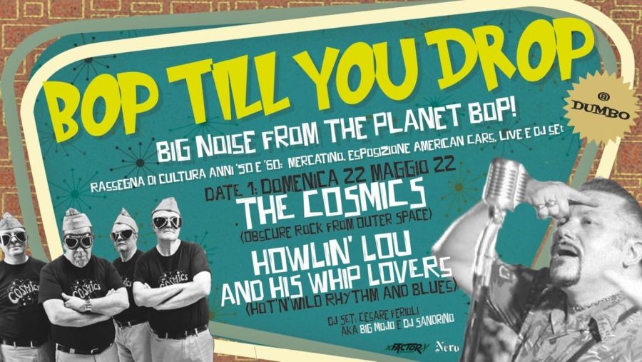 copertina di The Cosmics + Howlin' Lou and His Whip Lovers