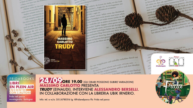 copertina di Trudy - Massimo Carlotto presenta il suo libro