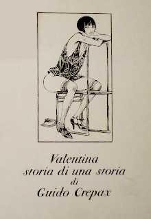 copertina di Guido Crepax, Valentina. Storia di una storia, Milano, Olympia press Italia, 1982