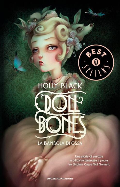 couverture de Doll bones. La bambola di ossa