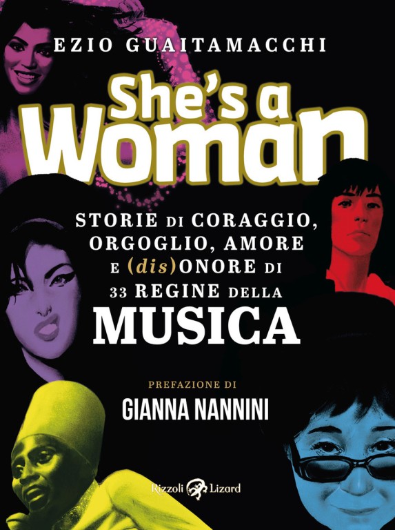 copertina di SHE’S A WOMAN