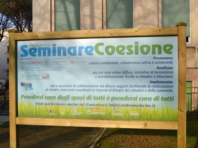 Progetto Seminare Coesione - Orto urbano al Policlinico S. Orsola (BO)