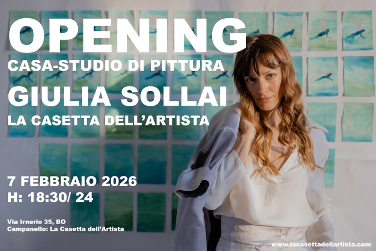 copertina di Opening casa-studio di pittura