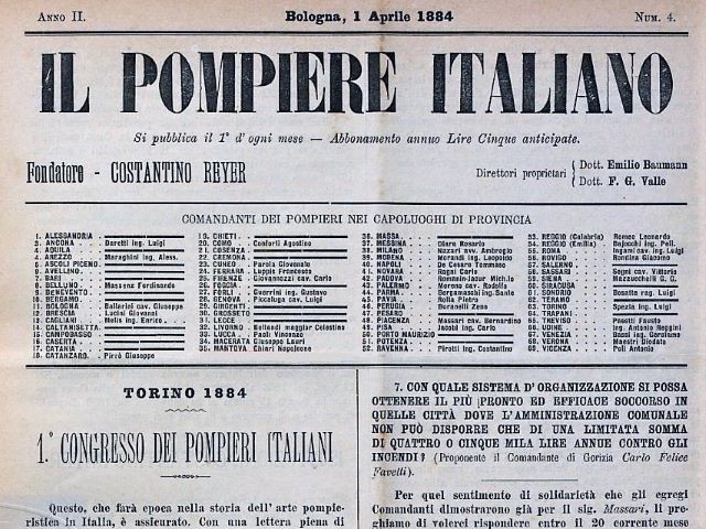 Numero del "Pompiere italiano"