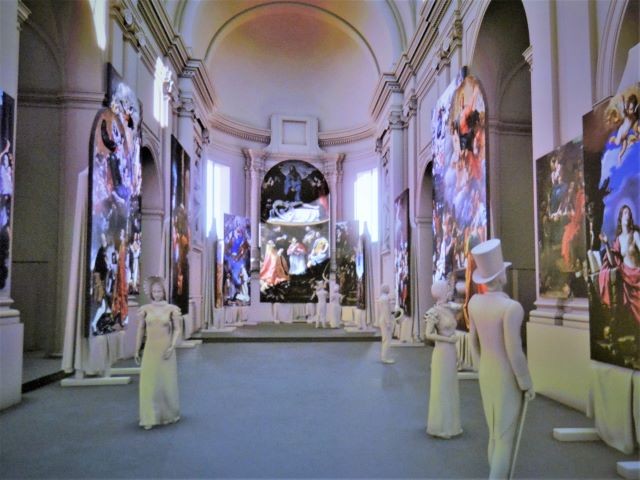 Ricostruzione virtuale della esposizione del 1816 nella chiesa dello Spirito Santo