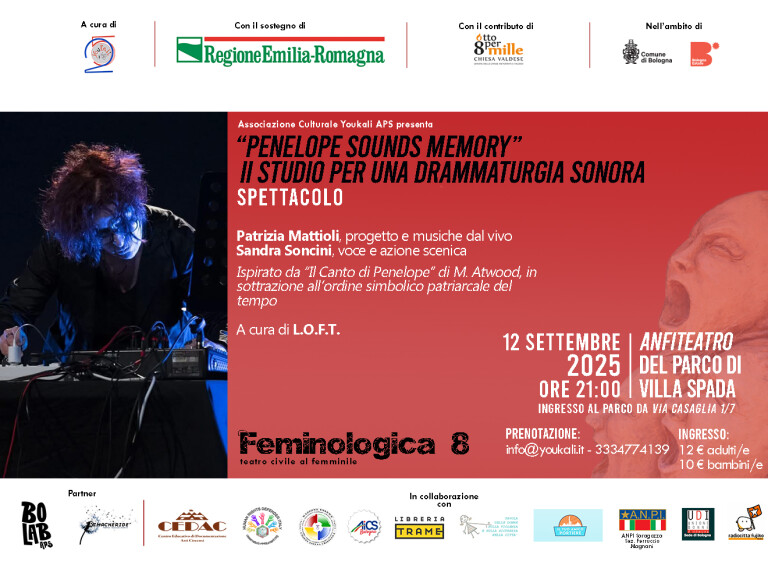 copertina di “Penelope sounds Memory” II studio per una drammaturgia sonora