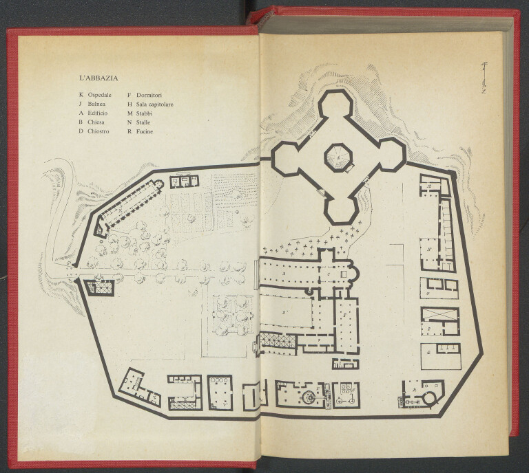 image of La mappa dell'abbazia