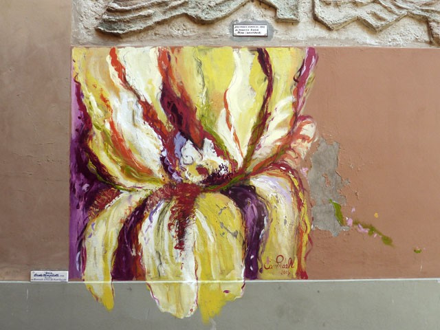 Dozza imolese - Muro Dipinto - Iris di Paola Campidelli - 2005