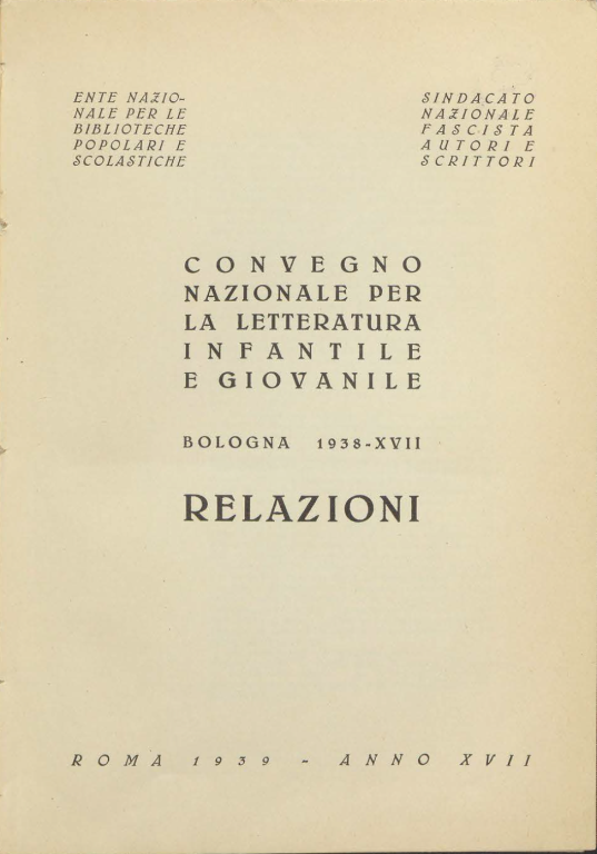 immagine di Il Convegno nazionale per la letteratura infantile e giovanile di Bologna