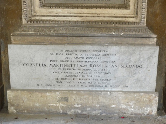 Tomba di Cornelia Rossi Martinetti - Cimitero della Certosa (BO)