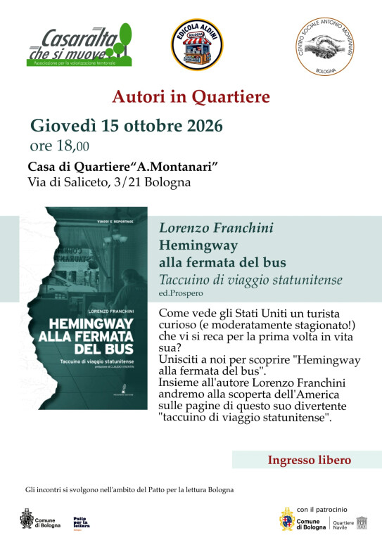 copertina di Autori in quartiere - ottobre