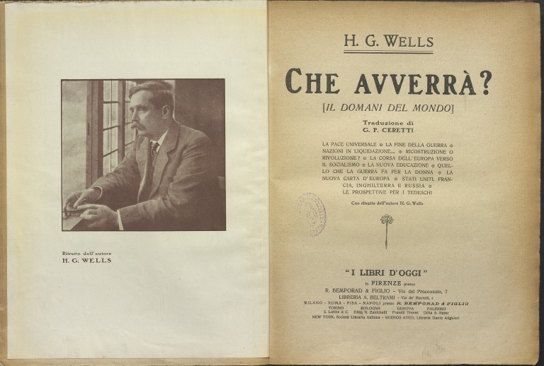 immagine di H.G. Wells, Che avverrà (1916)