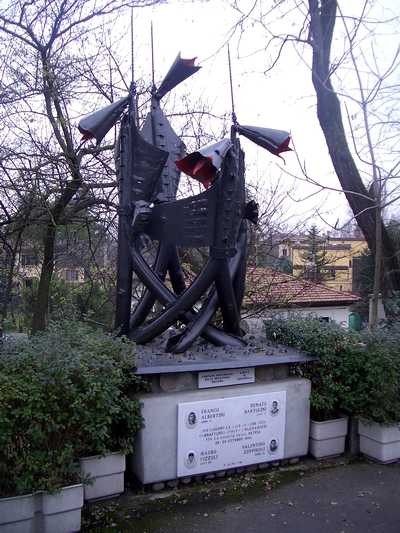 Il monumento ai partigiani delle Fonti di Corticella