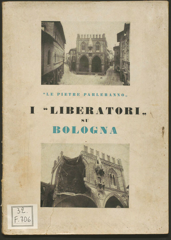 copertina di I "liberatori" su Bologna, un opuscolo del Nucleo di Propaganda