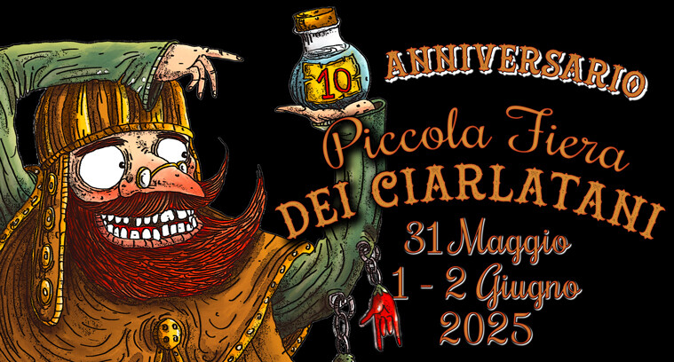 copertina di Piccola fiera dei ciarlatani - cantastorie e saltimbanchi in Appennino -