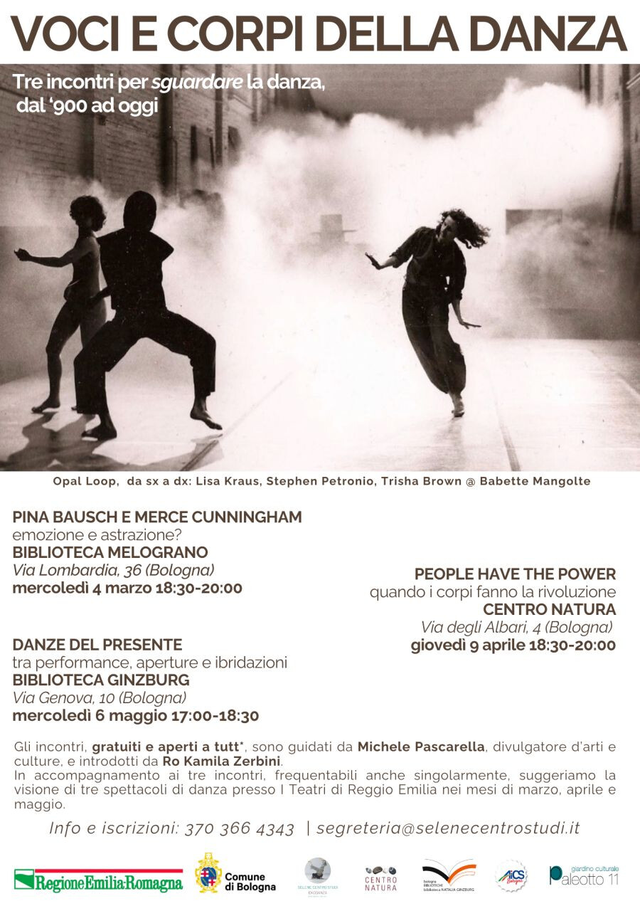 Voci e Corpi della danza |  Tre incontri per sguardare la danza, dal ‘900 ad oggi