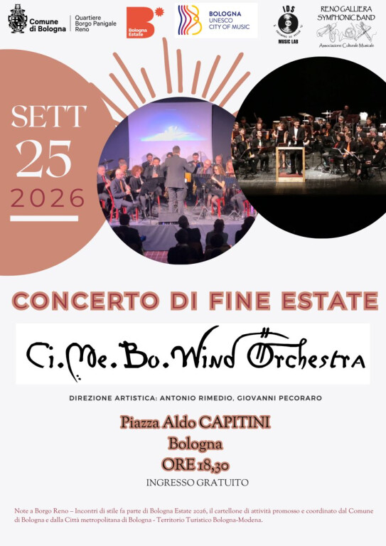 2026 Bologna Estate Concerto di Fine estate 25SET
