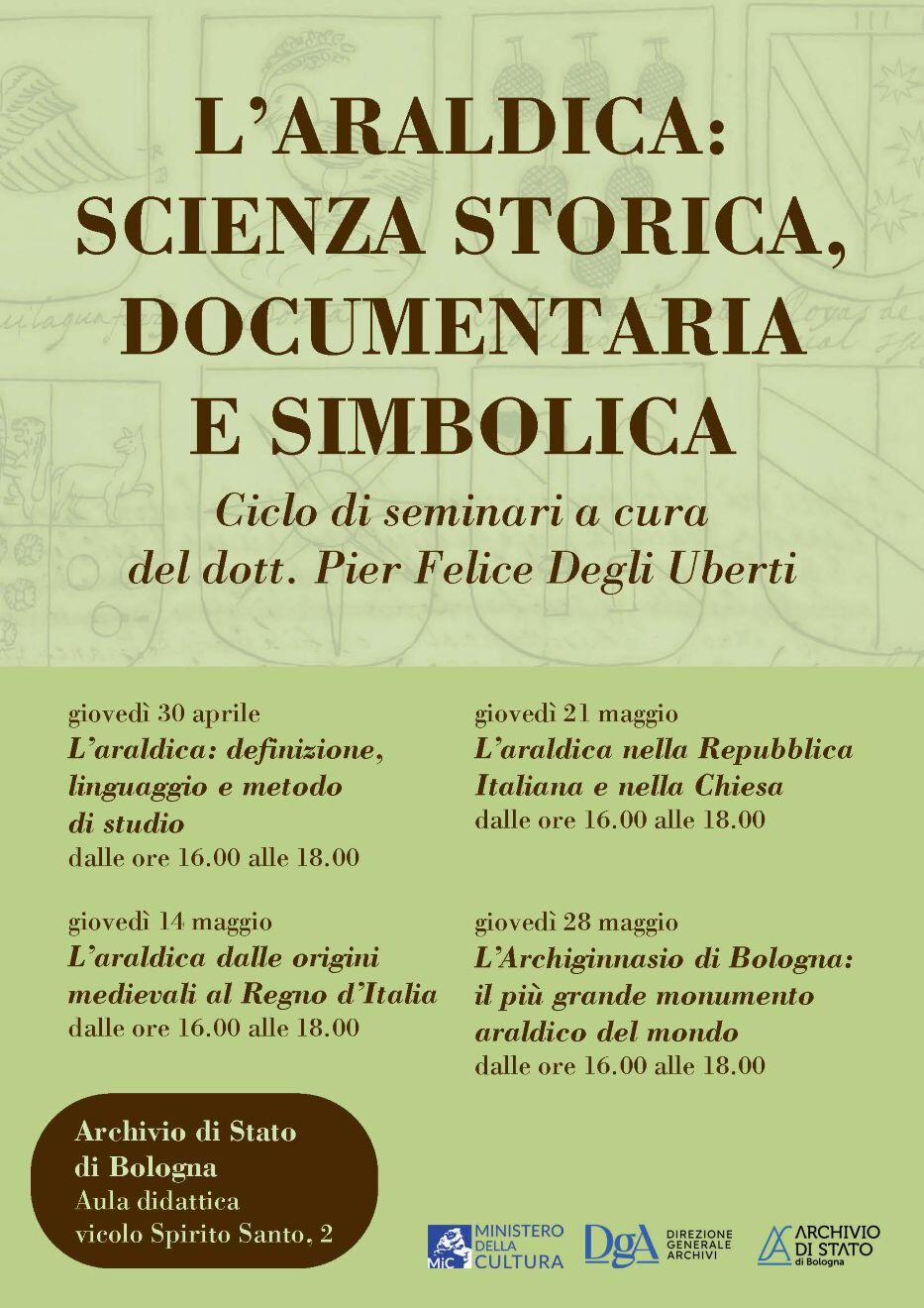 L’araldica: scienza storica, documentaria e simbolica