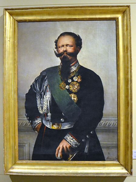 Ritratto di re Vittorio Emanuele II di Savoia