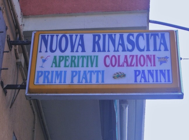 La Casa del Popolo "L. Corazza" - via San Donato (BO) - Il bar Nuova Rinascita