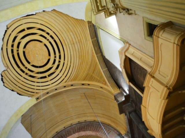 Soffitto dell'Oratorio di S. Filippo Neri dopo il restauro