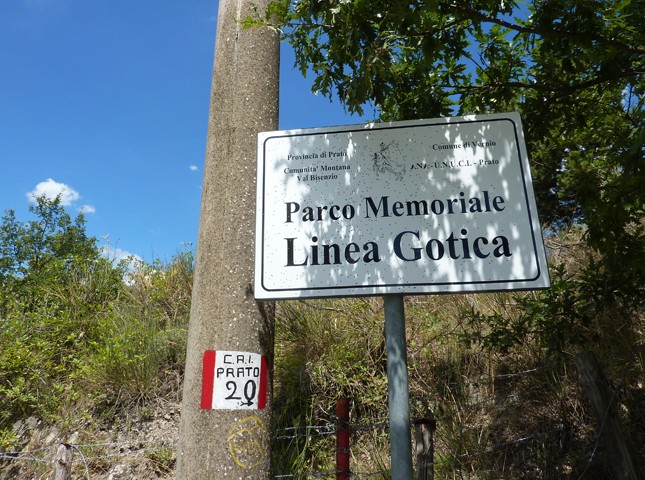 Parco Memoriale della Linea Gotica nel comune di Vernio (PO)