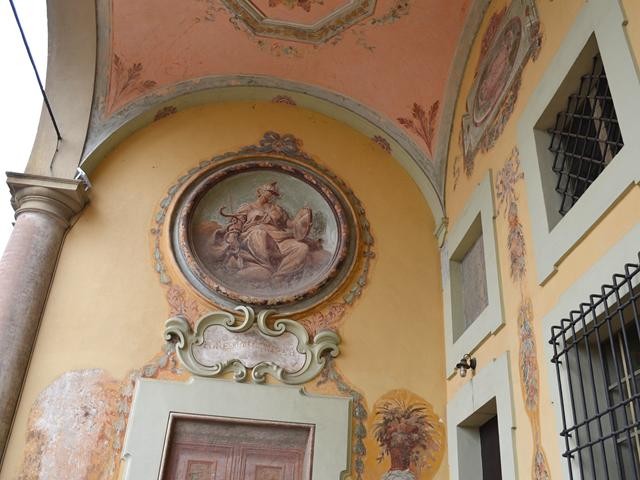 La loggia di Villa Ranuzzi Cospi a Bagnarola di Budrio (BO)