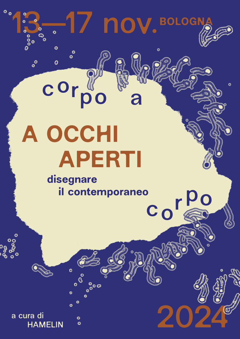 copertina di A occhi aperti. Disegnare il contemporaneo | 2024