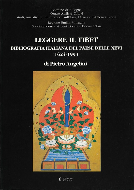 copertina di Leggere il Tibet: bibliografia italiana del paese delle nevi, 1624-1993