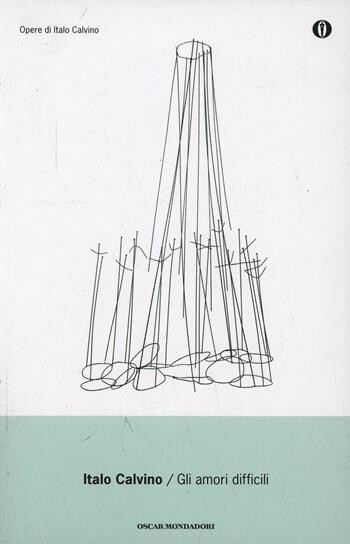 copertina di Italo Calvino, L'avventura di due sposi, in Gli amori difficili, Milano, Mondadori, 1993