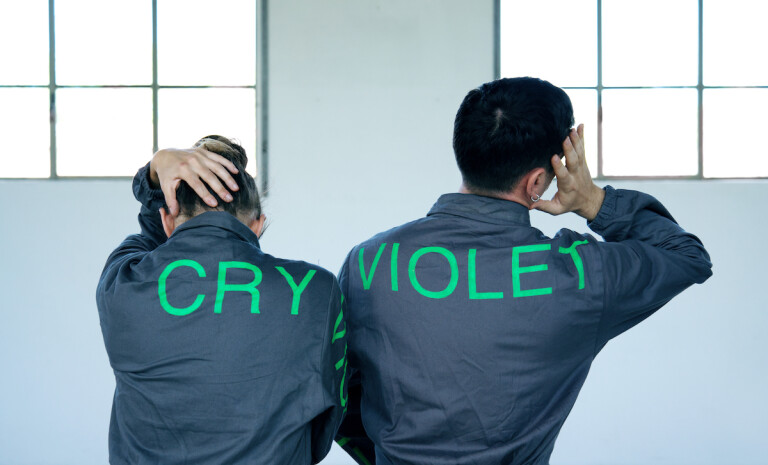 copertina di Cry violet | Panzetti/Ticconi