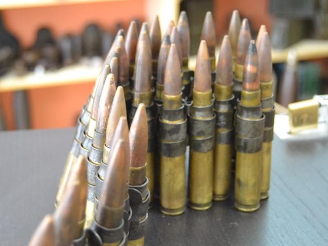 Pallottole di mitragliatrice - Museo della Seconda Guerra Mondiale di Molazzana (LU)