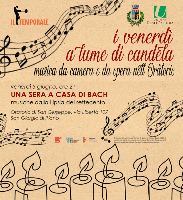 copertina di I venerdì a lume di candela. Una sera a casa Bach