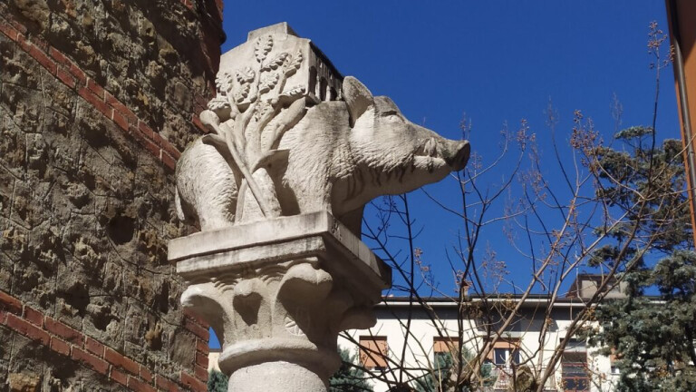copertina di Il Palazzo dei Capitani della Montagna: Rubbiani, Ontani e gli scalpellini