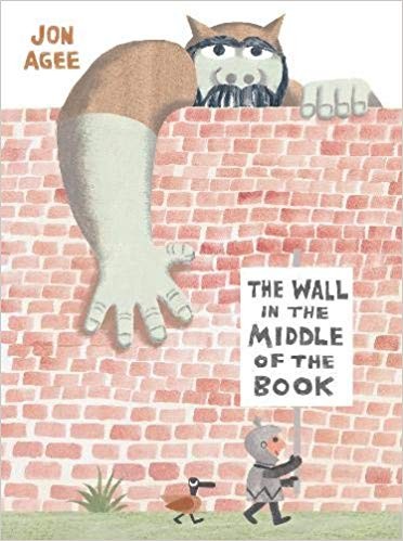 copertina di The wall in the middle of the book