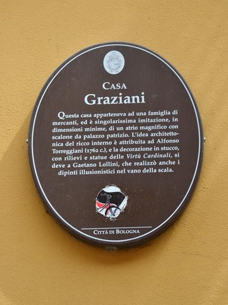 Casa Graziani - cartiglio
